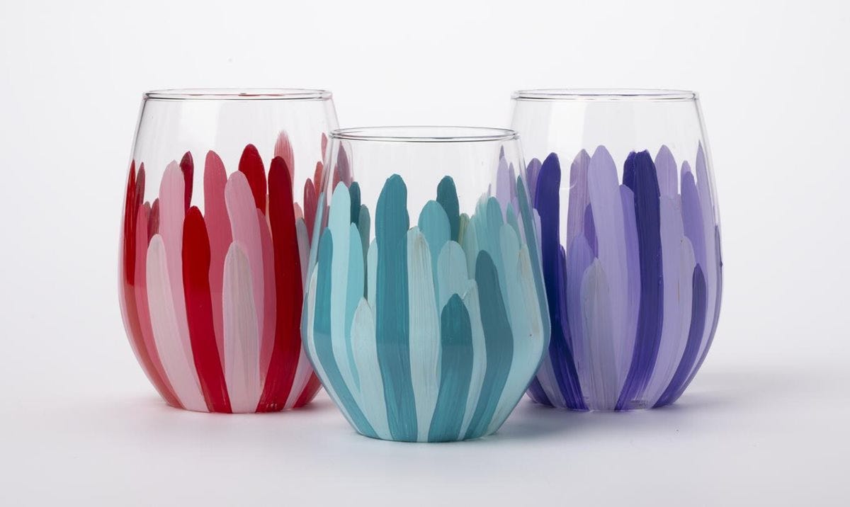 Colorful Wine Glasses