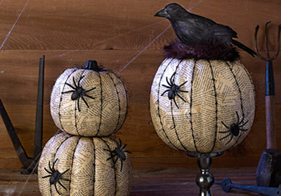 Vintage Pumpkin Decor