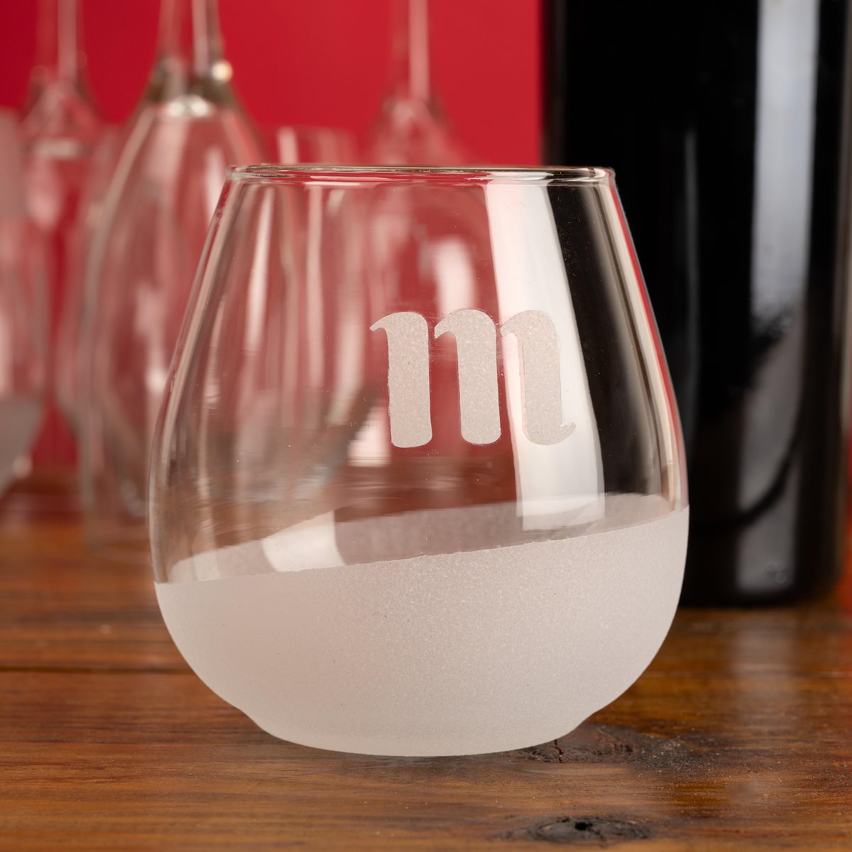 Murano Frosted Wine Glass