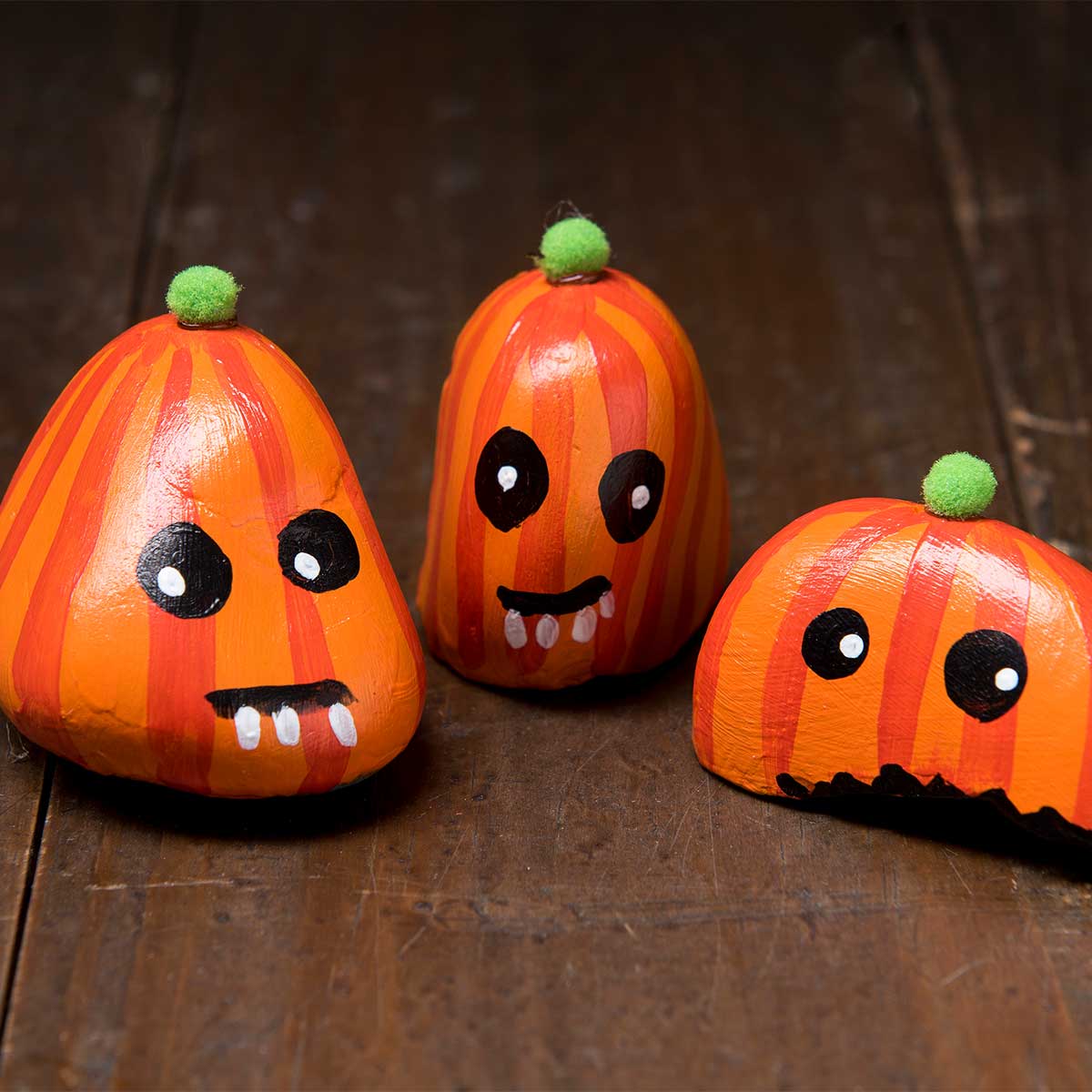 Tiny Rock Pumpkins