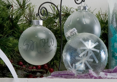 White Christmas Ornaments