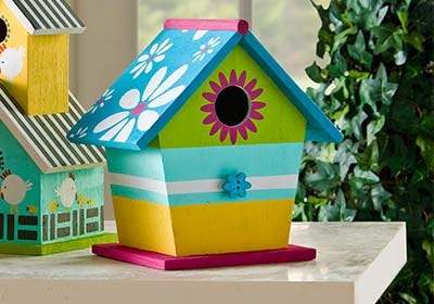 Daisy Roof Birdhouse