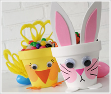 Easter Flower Pots