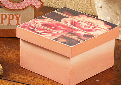 Pallet Box DIY with Mod Podge