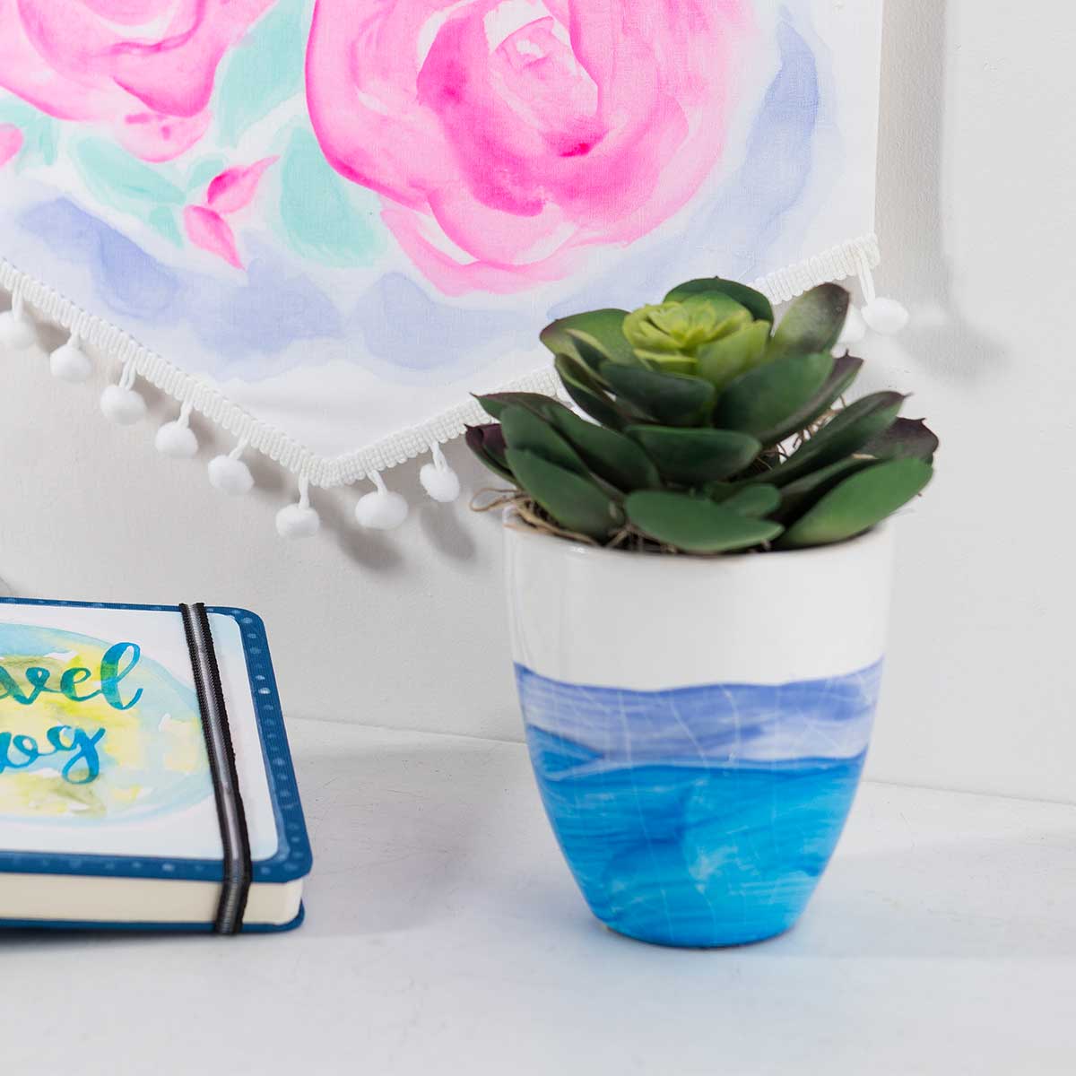 Watercolor Acrylic Ceramic Cup