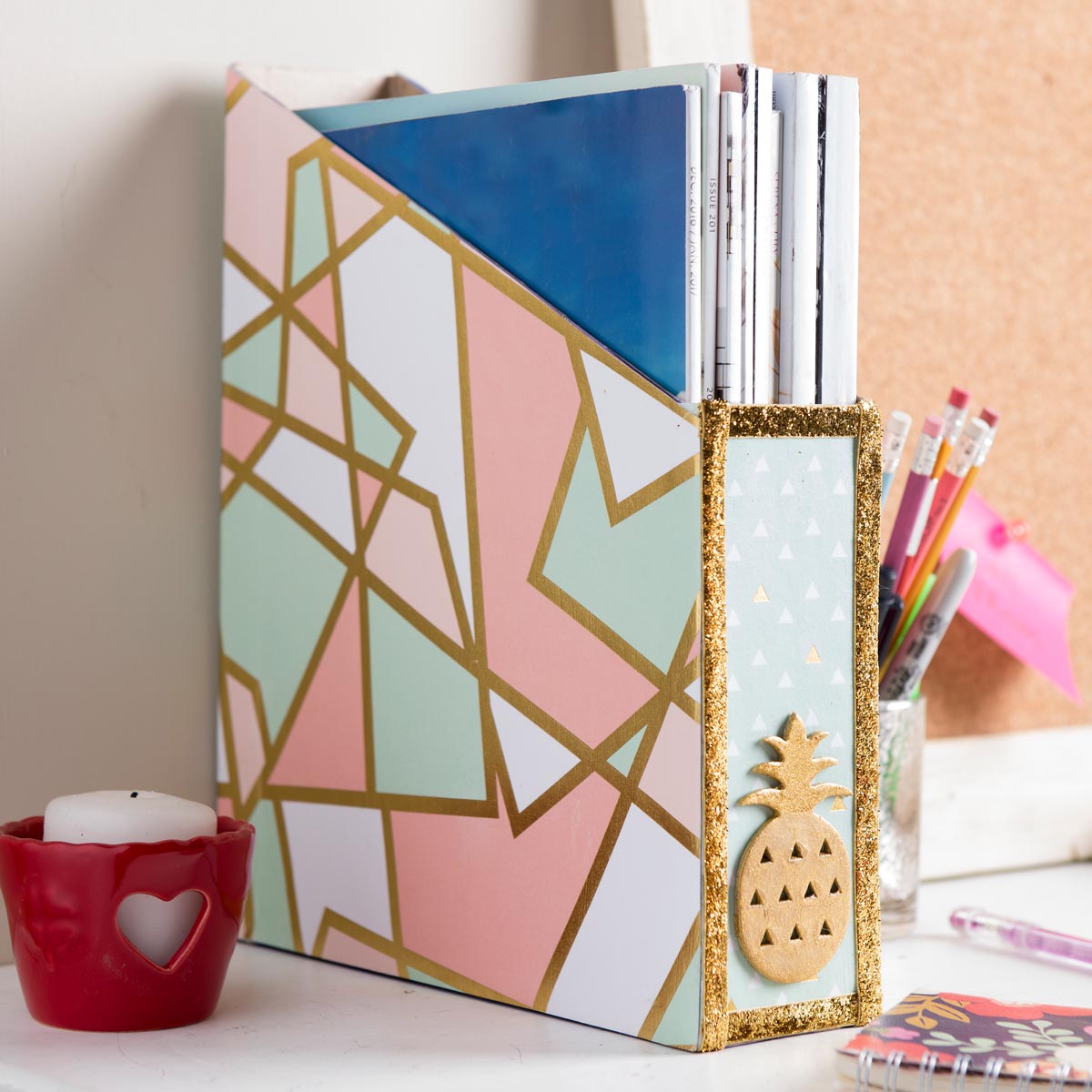 Magazine Holder Cereal Box Craft