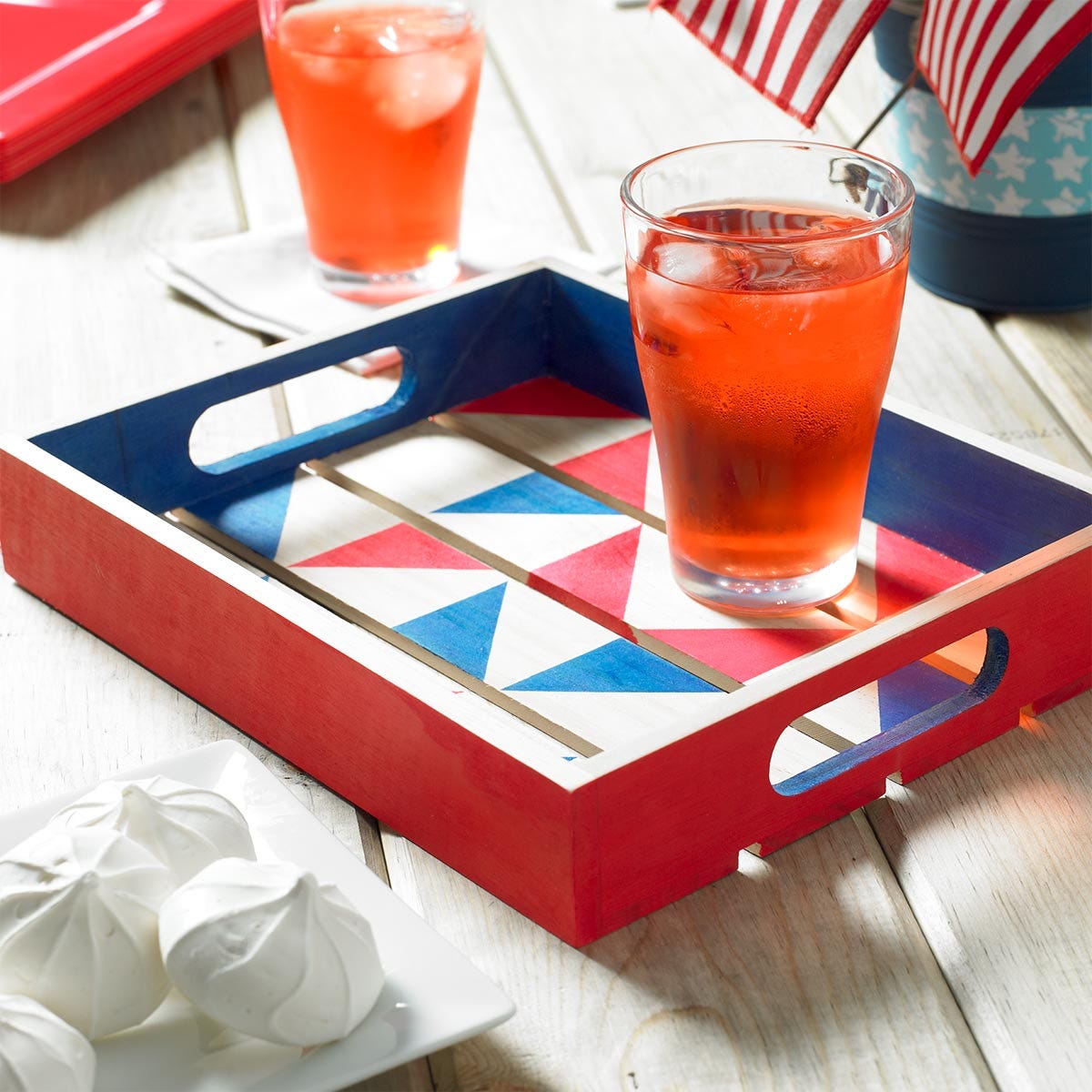 Patriotic Wooden Tray