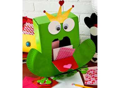 Frog Prince Valentine Card Holder