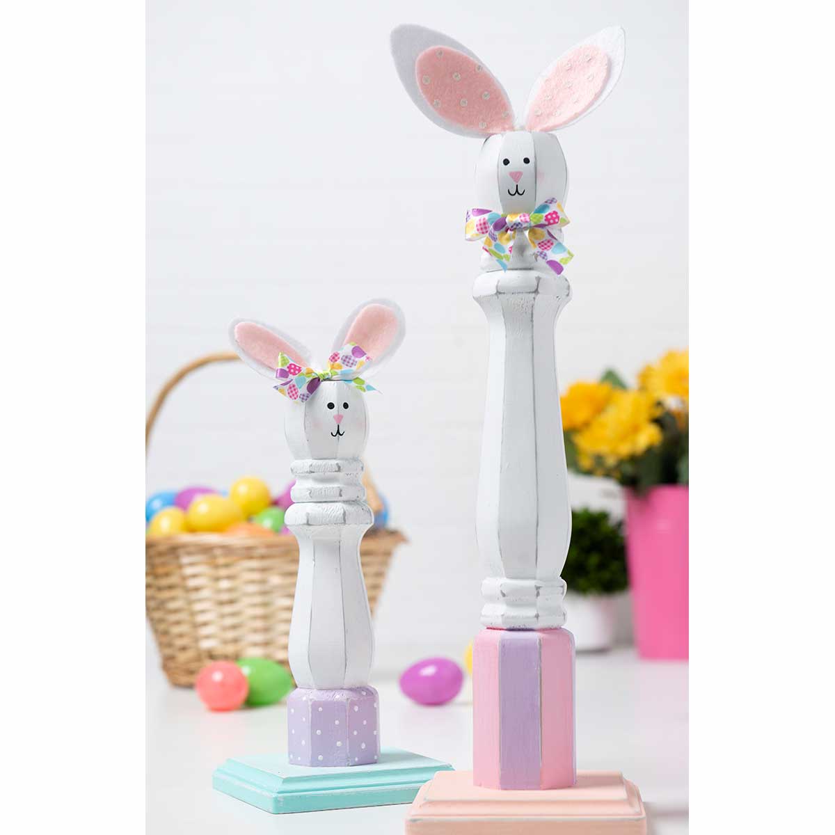 Wooden Easter Bunnies