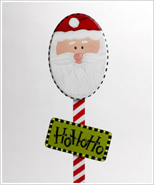 Santa Plant Stake