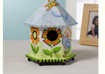 Floral Gazebo Birdhouse