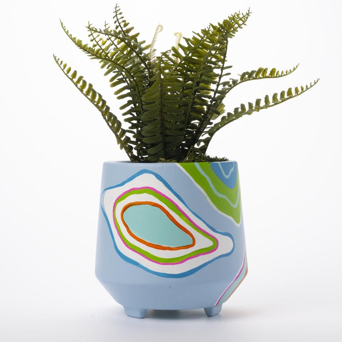 Bright and Geometric Planters