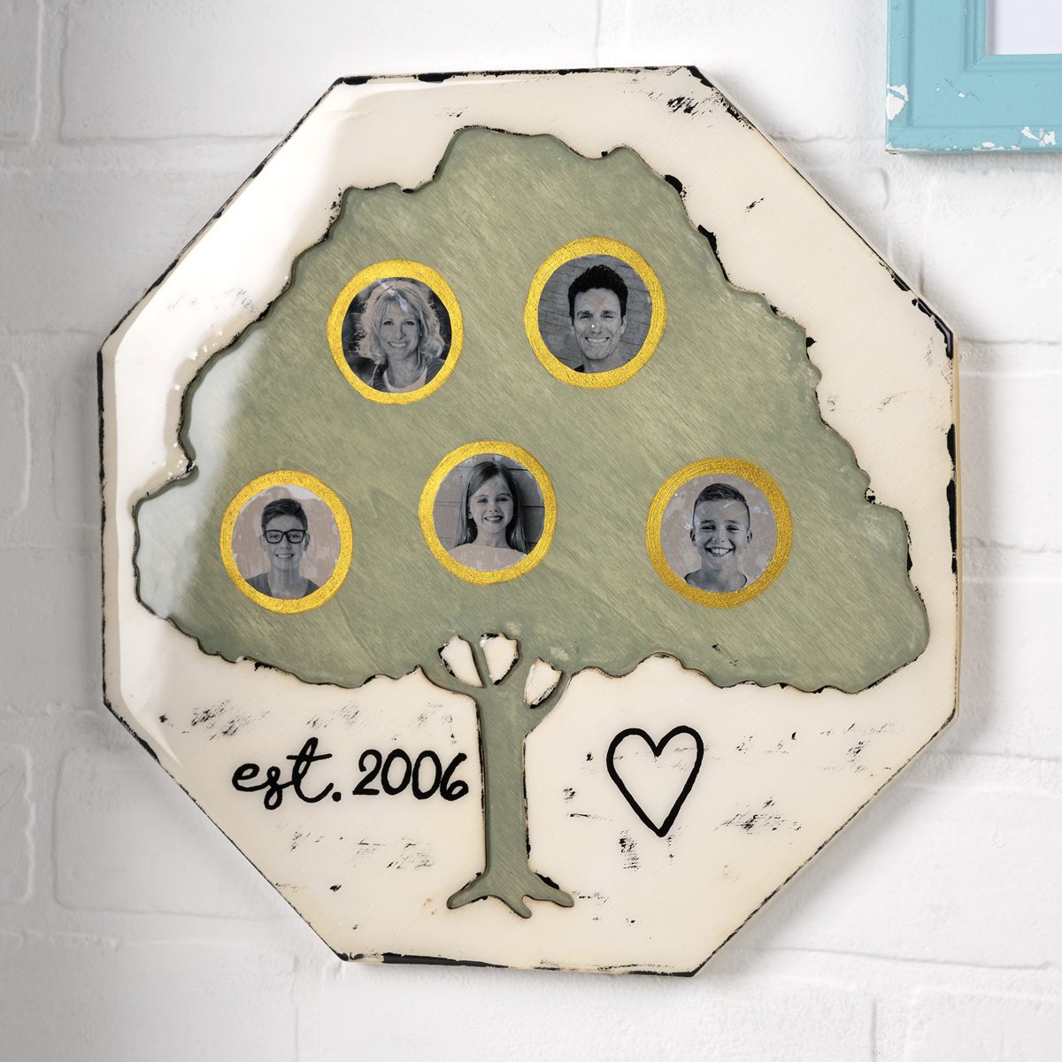 Mod Podge Resin Family Tree