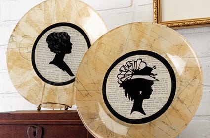 Vintage Style Plates