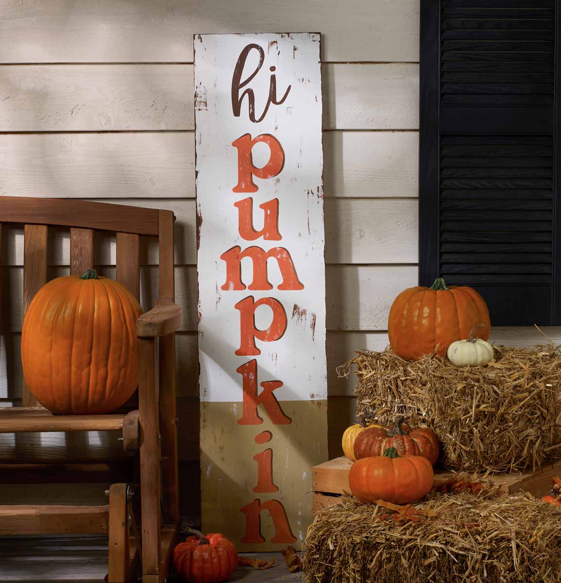 Hi Pumpkin Sign