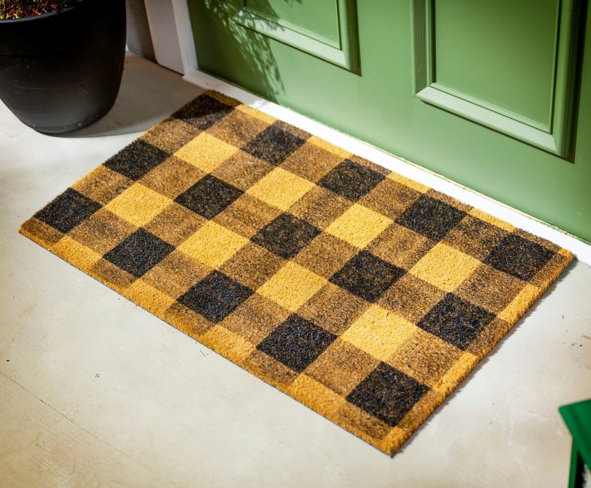 Buffalo Plaid Doormat