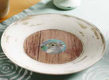 DIY Baby Shower Serving Plate