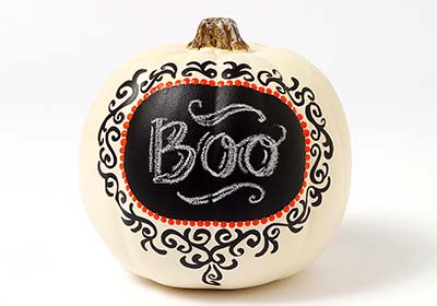 Label Chalkboard Pumpkin