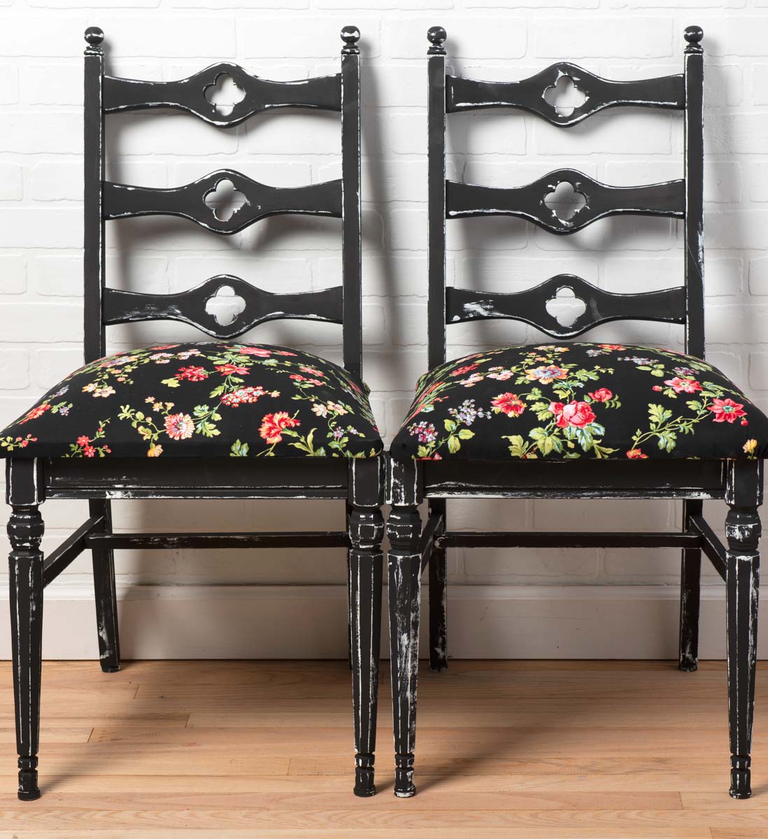 Waverly chalk painted Vintage Chairs