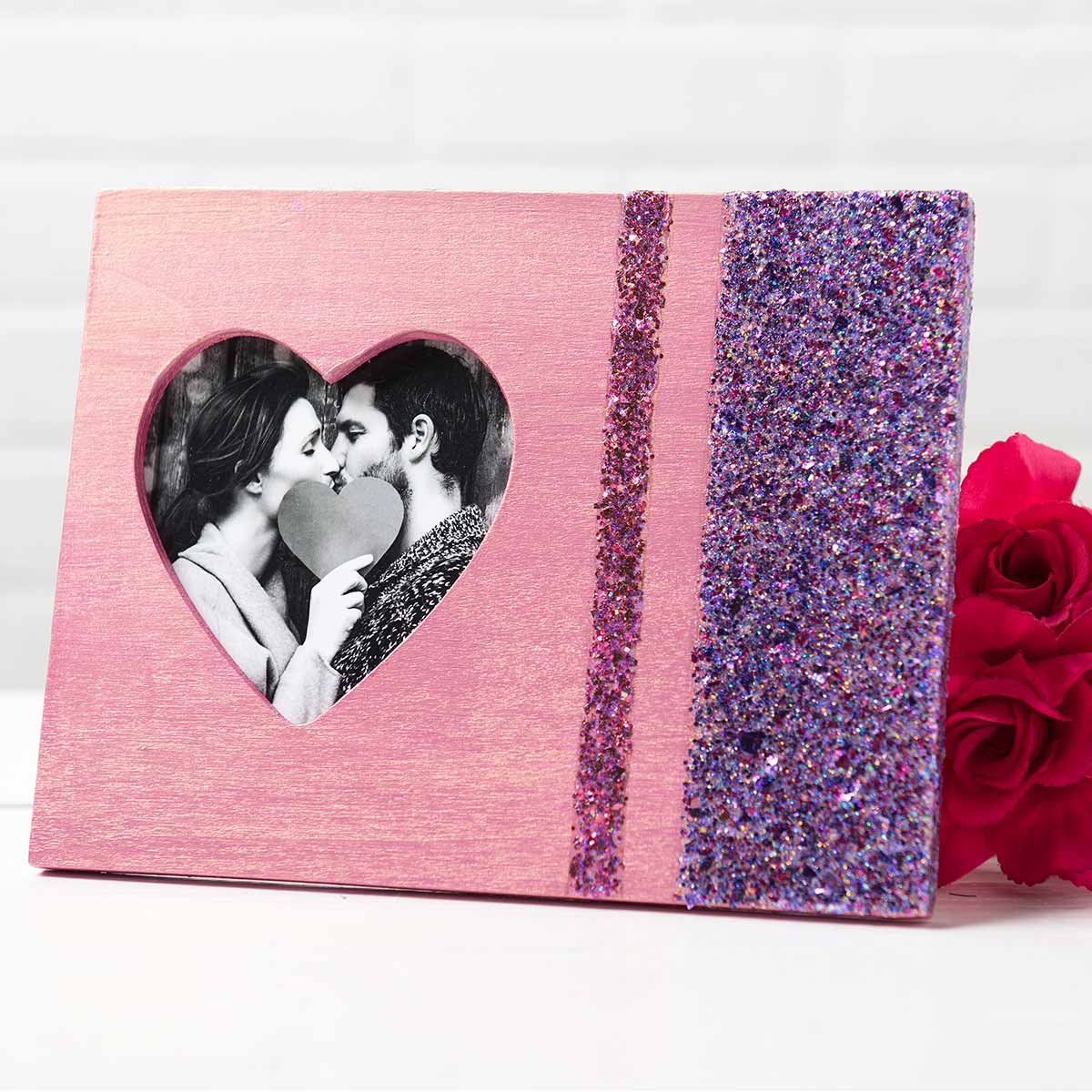 Glitter Heart Frame