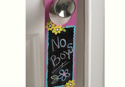 Chalkboard Door Sign