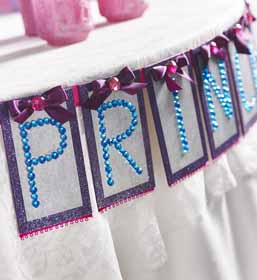 DIY Quinceanera Banner Decoration