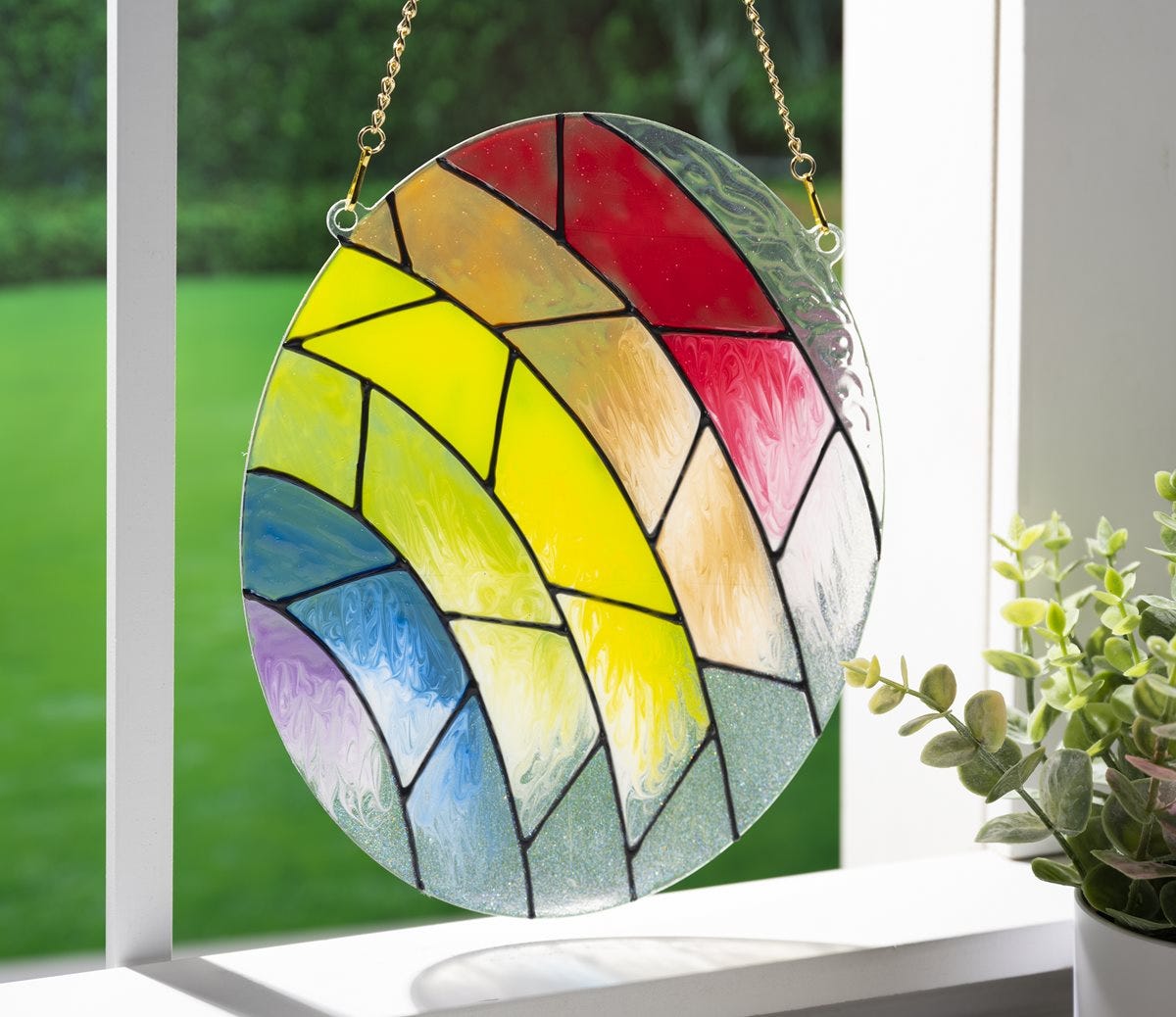 Modern Rainbow Suncatcher