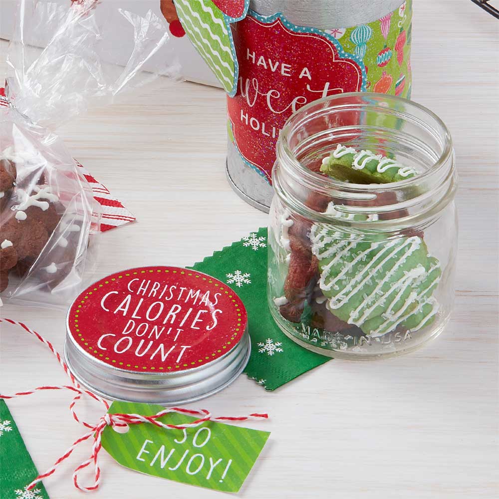 Christmas Cookie Exchange Gift Idea - "Calories Don't Count"