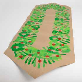 DIY Christmas Table Runner