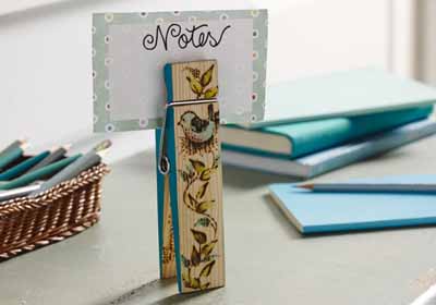 Clothespin Note Clip