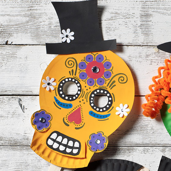 Sugar Skull Homemade Halloween Mask