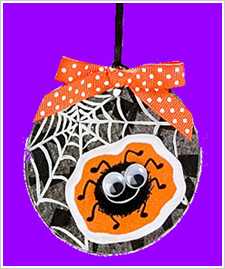 Halloween Spider Ornament