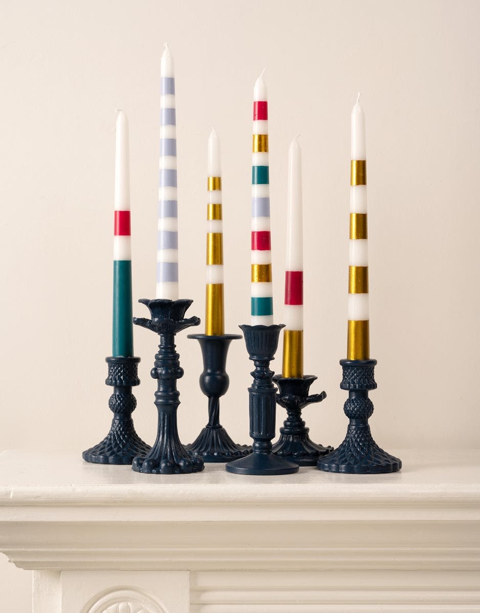 Upcycled Candlesticks