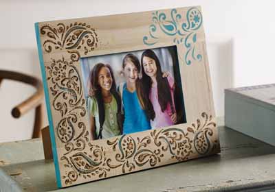 Paisley Delight Stencil Frame