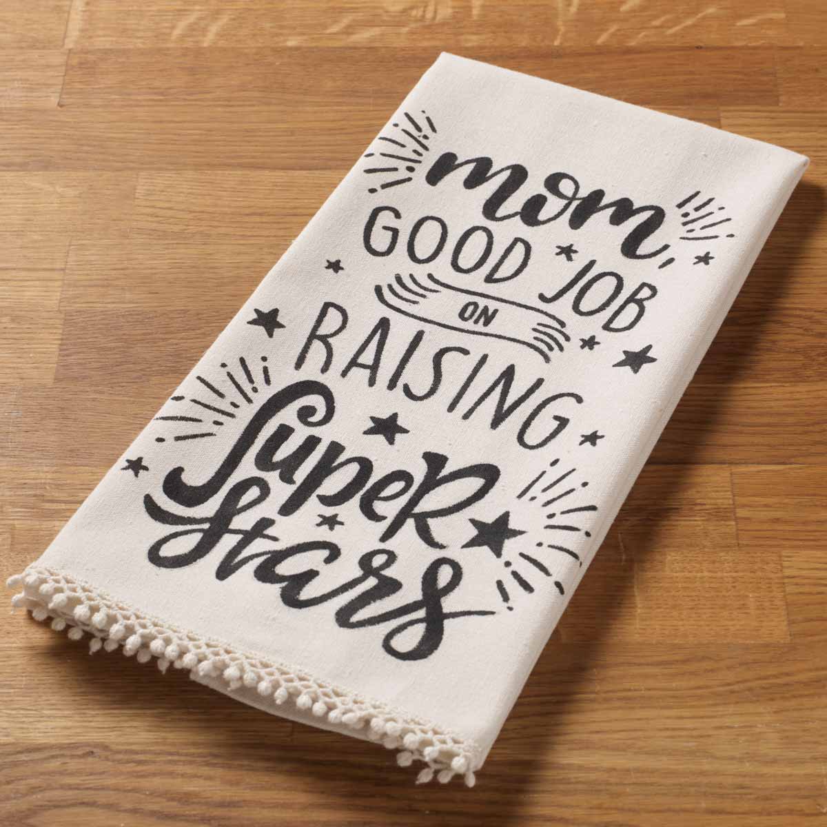 Easy Hand Painted Mother’s Day Tea Towel