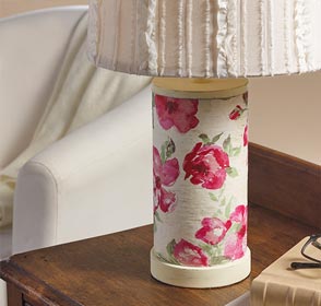 Vintage Lamp with Mod Podge and Napkins