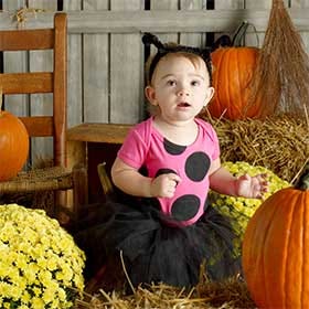 DIY Ladybug Halloween Costume for Baby