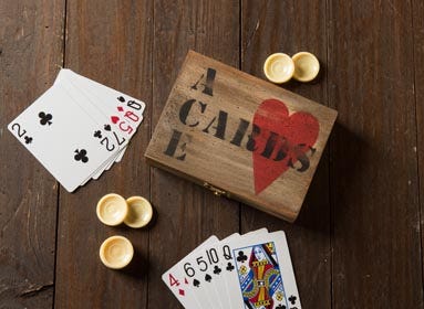 DIY Gift for Bridge Player - Decorated Card Holder