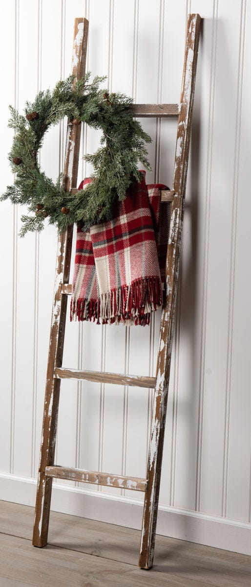 Rustic Decor DIY - Vintage Ladder Redo