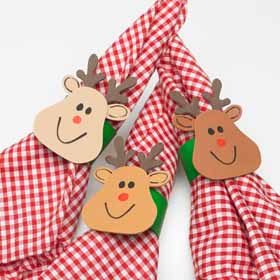 DIY Christmas Napkin Holders