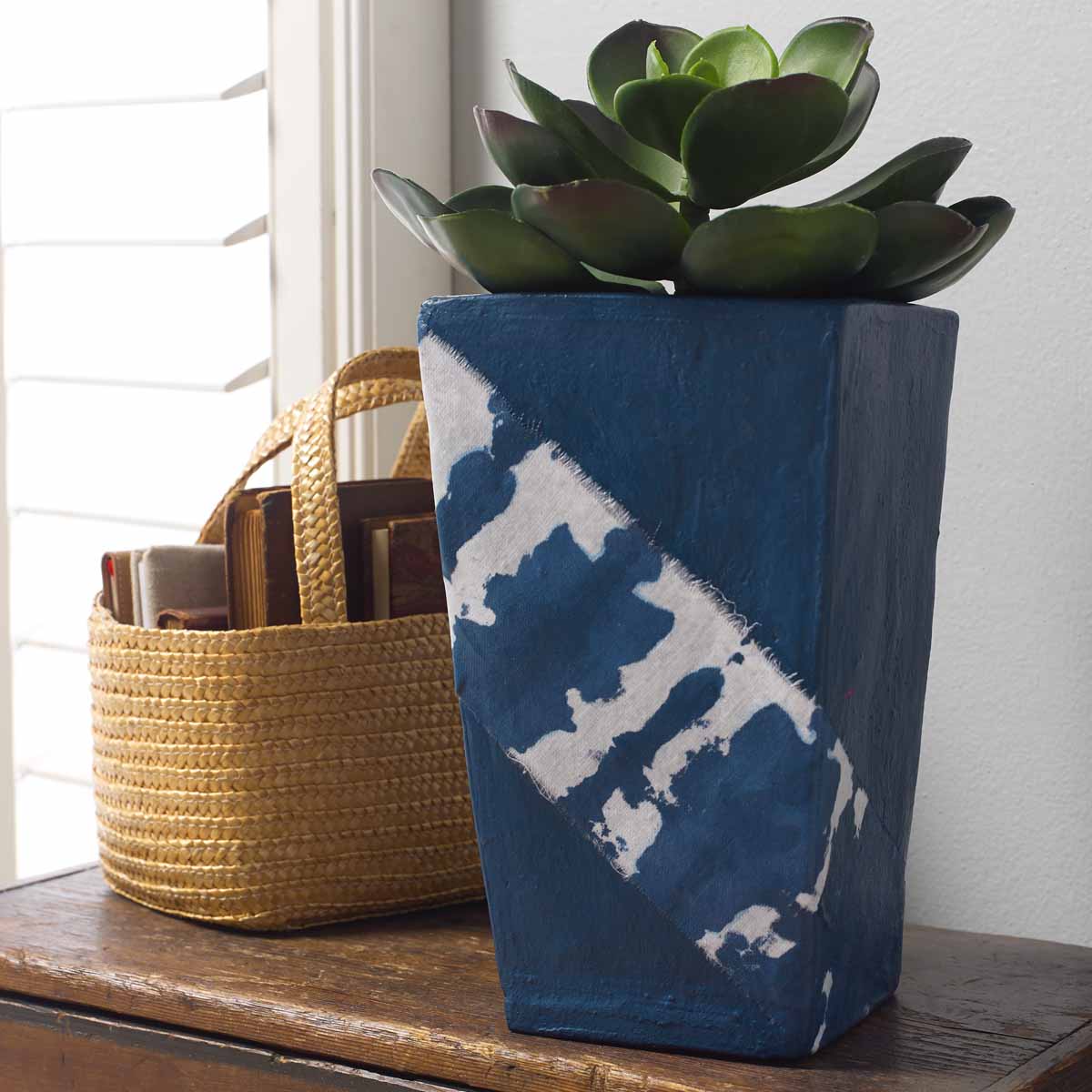 Shibori-Inspired DIY Decor