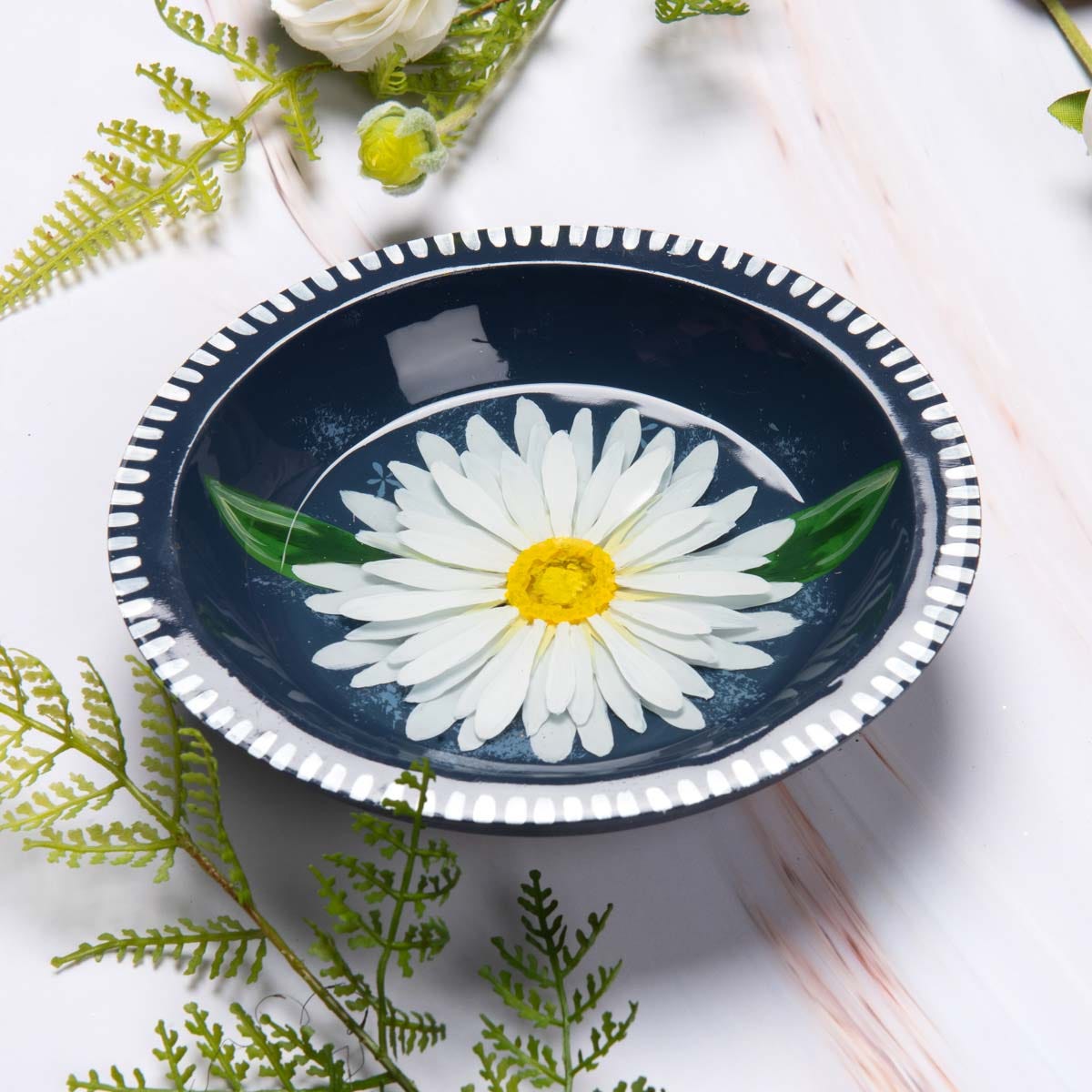 Resin Flower Bowl