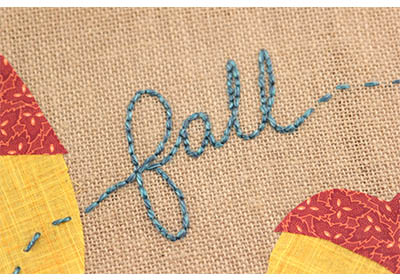 Mod Podge Acorn Fall Burlap Art