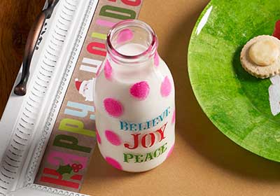 Milk Bottle Christmas Craft