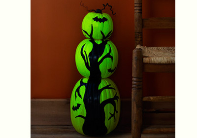 Glow-in-the-Dark Pumpkin Tree