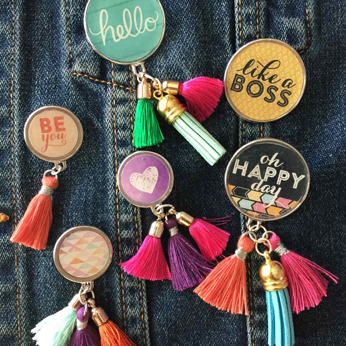 Tassel Flair Pins