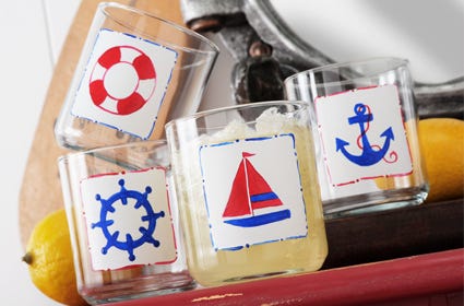 Nautical Glass Set