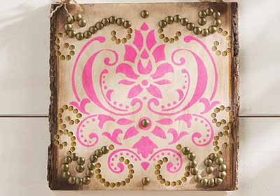 Damask Wooden Plank