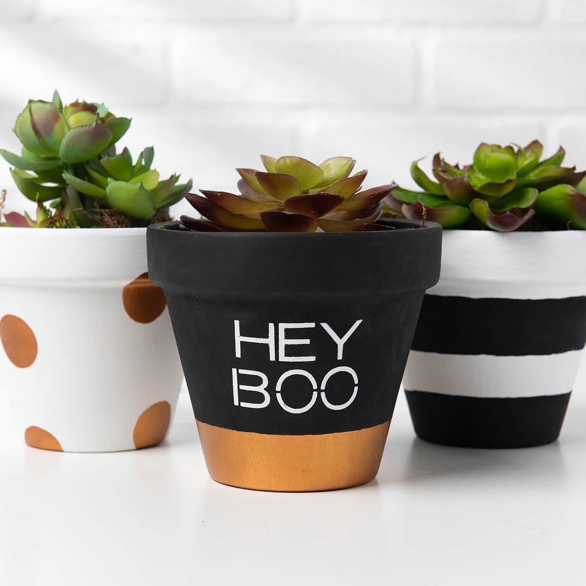 Hey Boo Planters