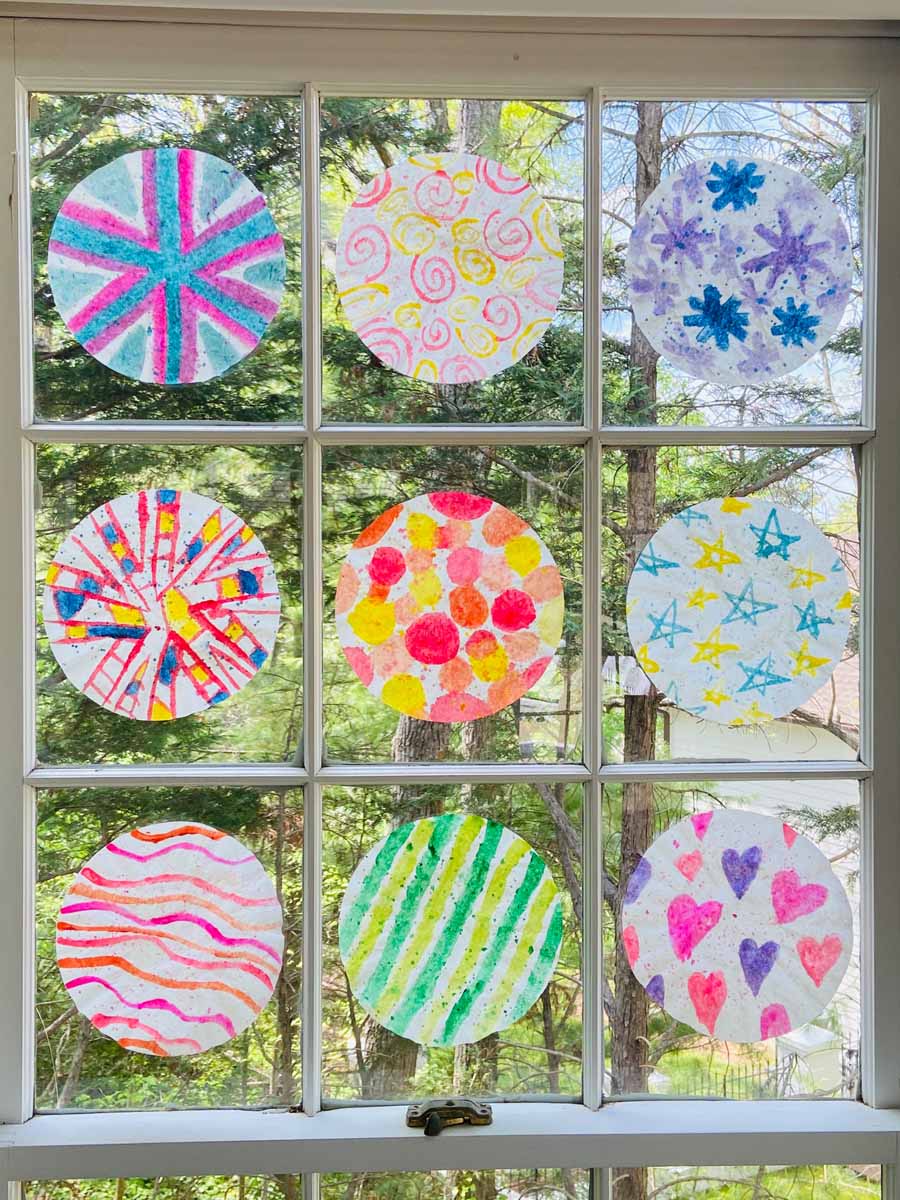 Coffee Filter Sun Catchers